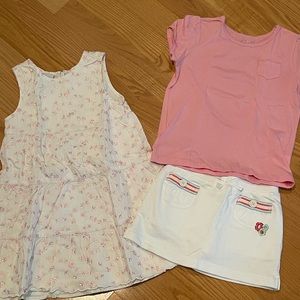 Girl’s Toddler Pink & White Matching Set